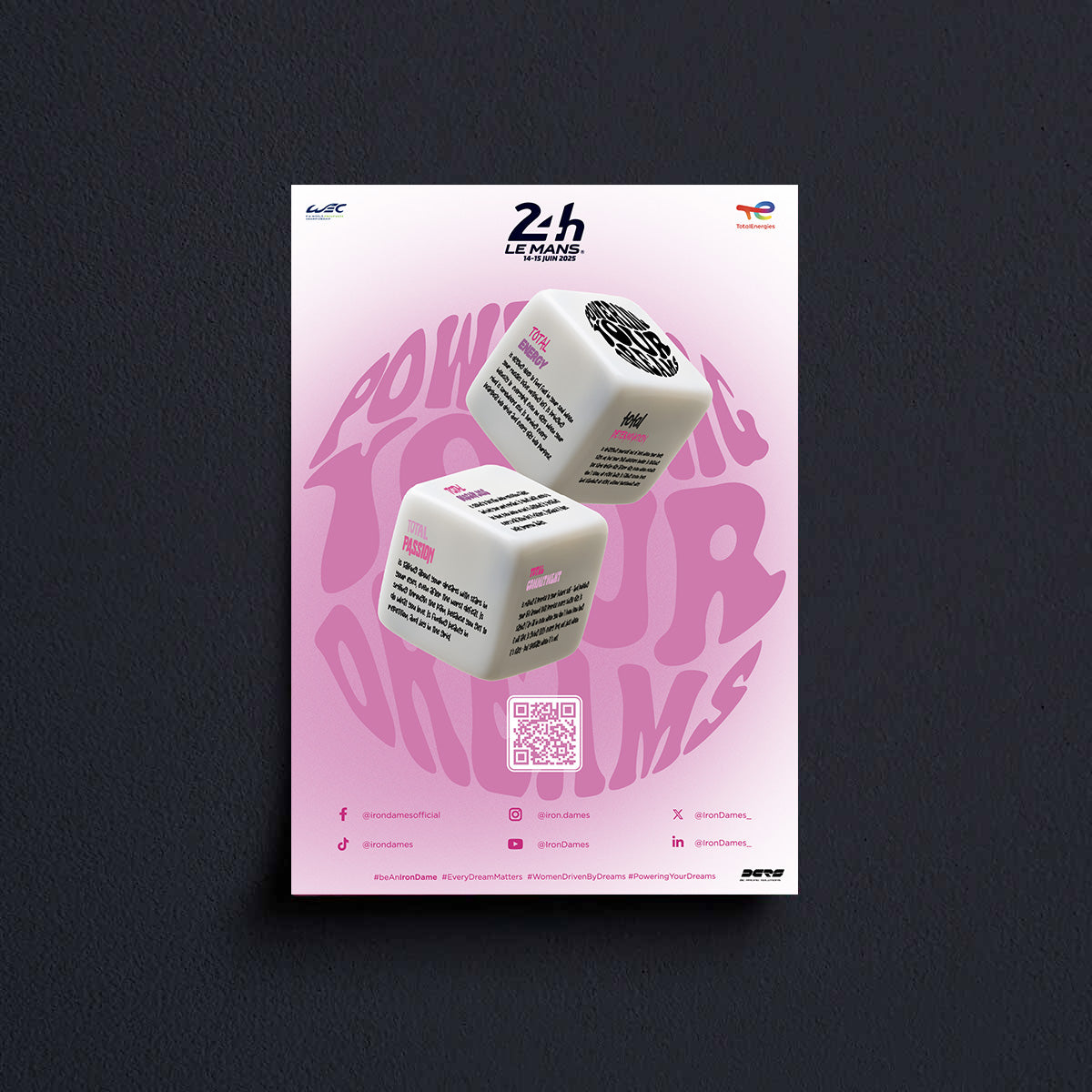 POSTER - IRON DAMES X 24 HOURS OF LE MANS 2025