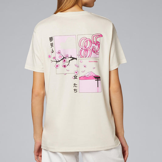 TSHIRT BEIGE - IRON DAMES X FUJI