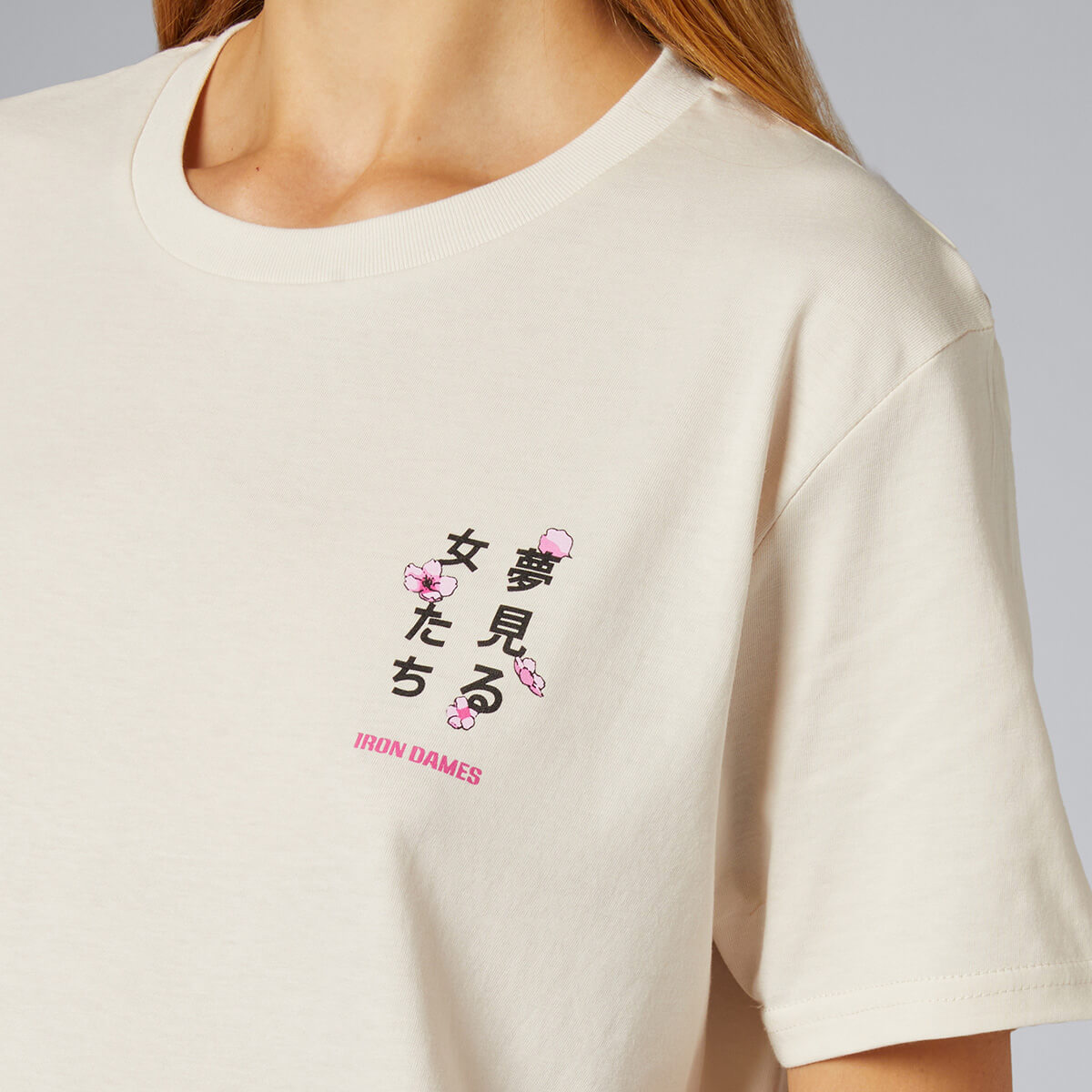 BEIGE TSHIRT - IRON DAMES X FUJI